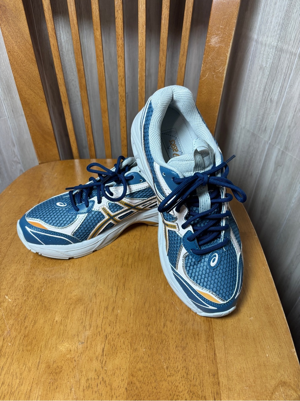 ASICS UB8-S GT-2160 Azure Pure Gold Women’s Sneakers Size 7.5 - Picture 2 of 9